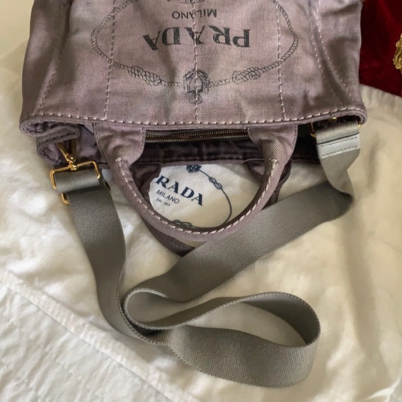 Authentic Prada canepa 2 way bag - Picture 8 of 15